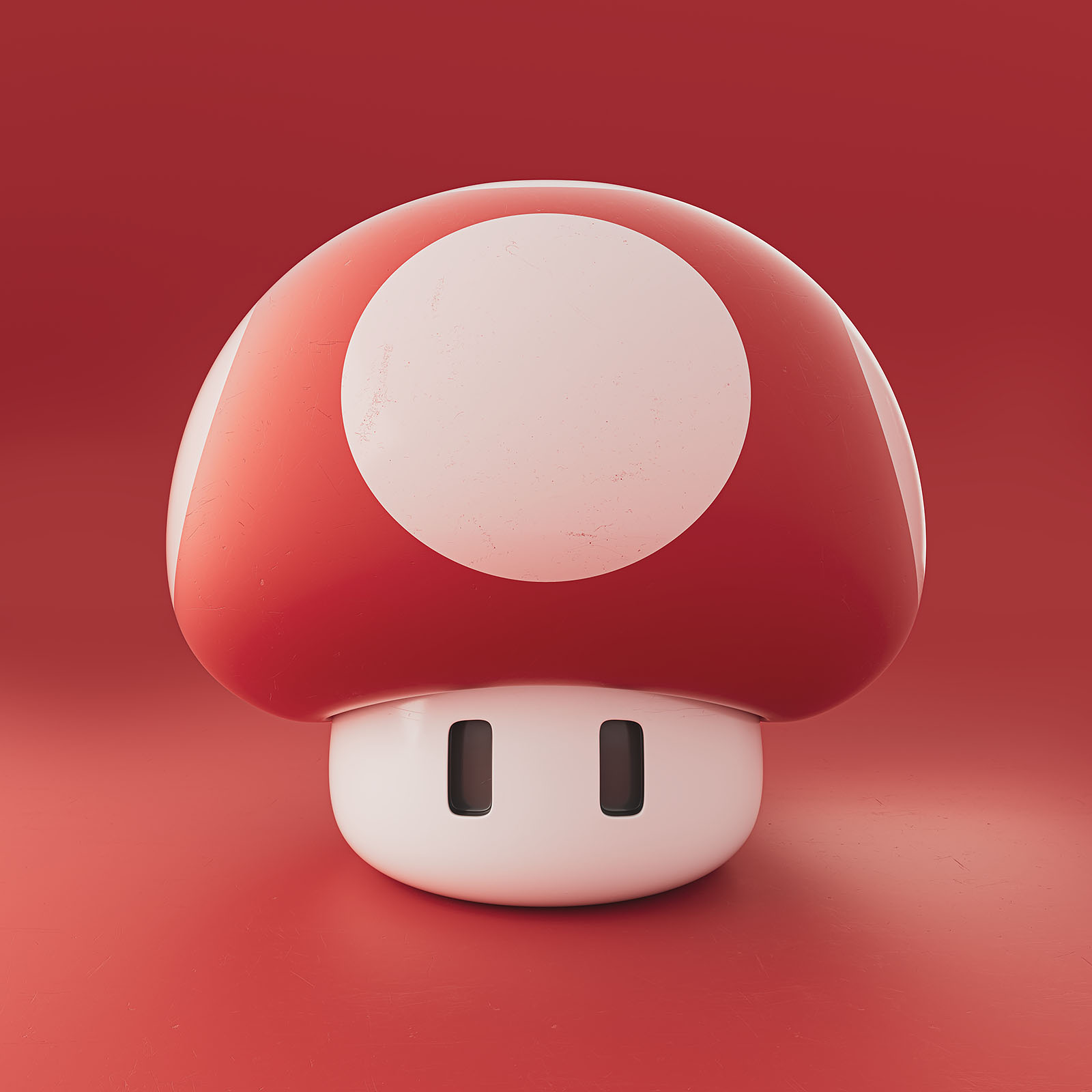 Super Mushroom - Red on Red Edition
