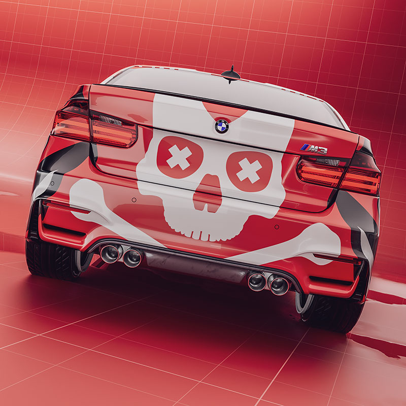 Love Skull - Car Livery